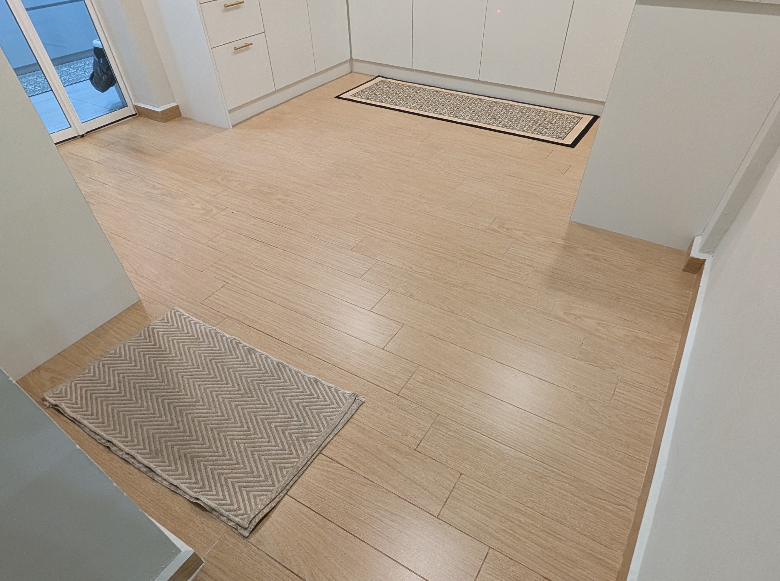 Floor after SPC installation by Floorify