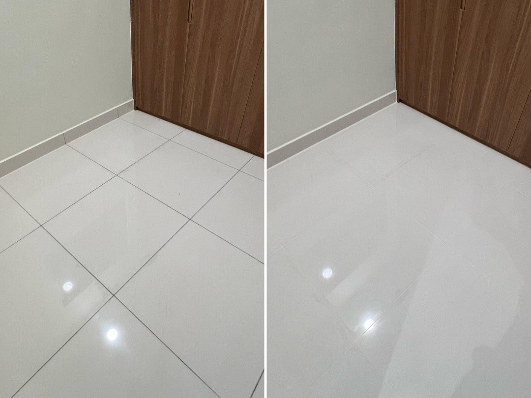 Tiles regrouting service – fresh clean grout lines by Floorify
