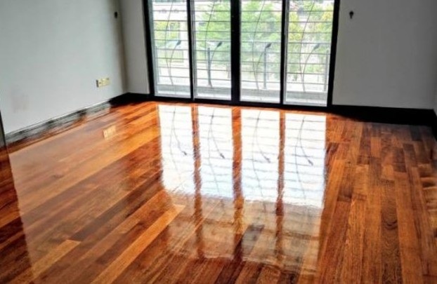 Timber floor polishing and restoration in Kuala Lumpur