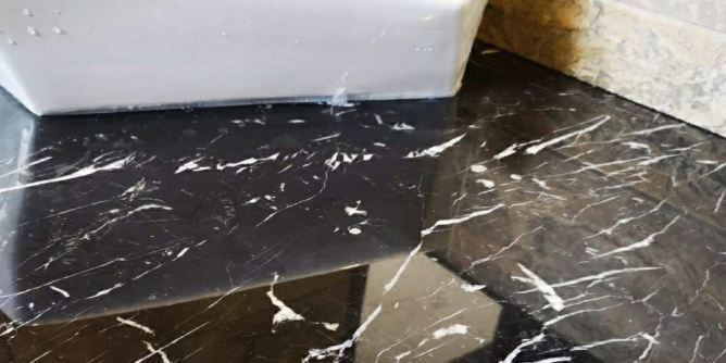 Table top after polishing
