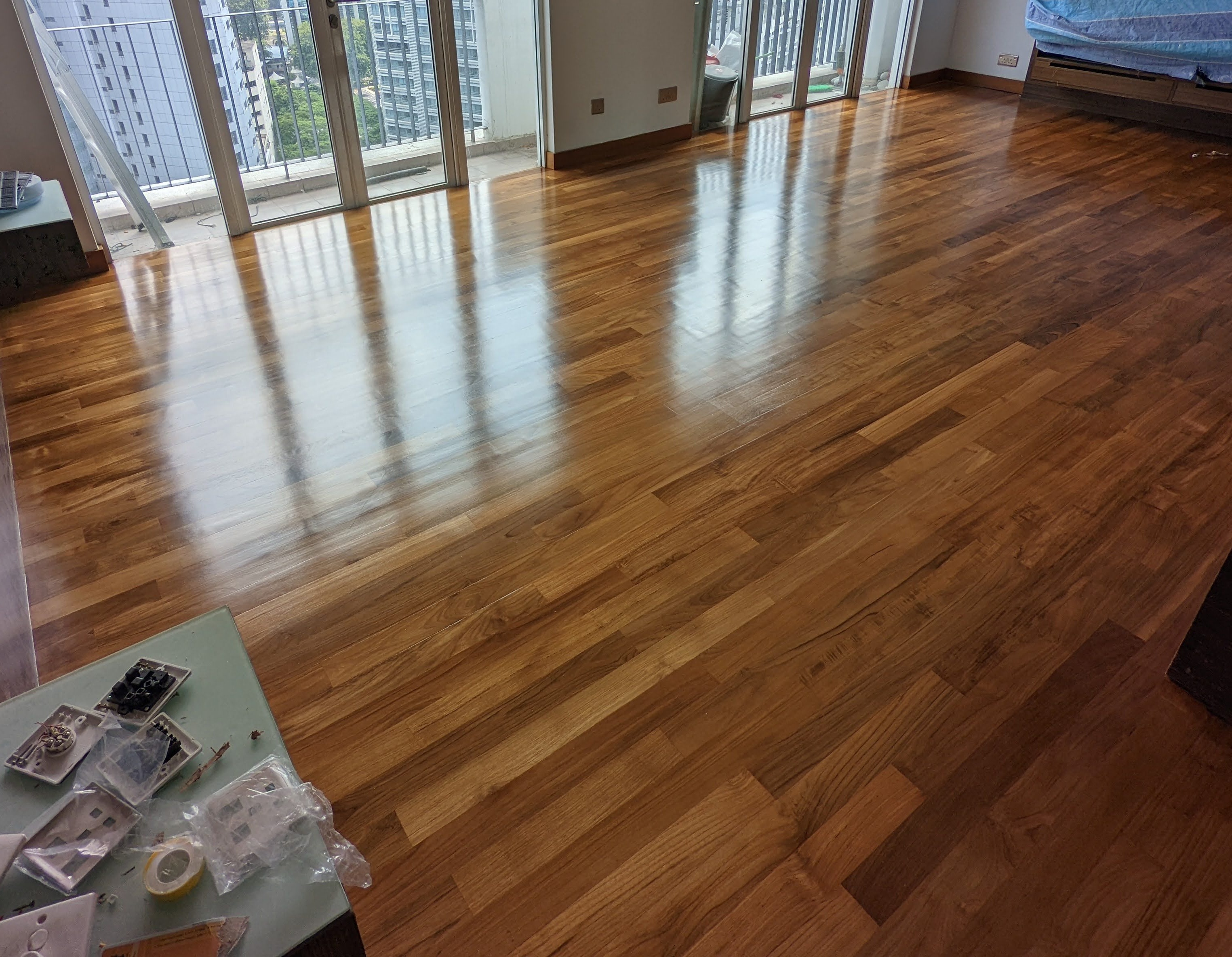 Timber floor after polish by Floorify